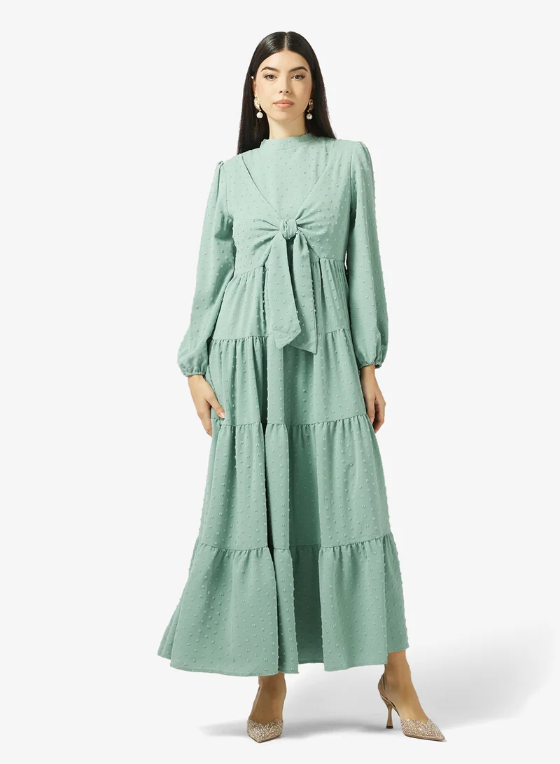 خزانة Tiered A-line Dress